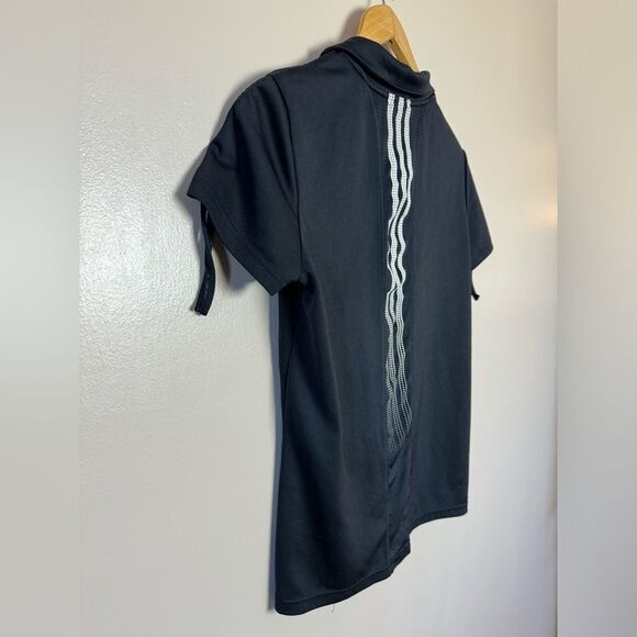 SALE! Women’s Black Adidas S/S Polo Top Size L EUC - Picture 4 of 6